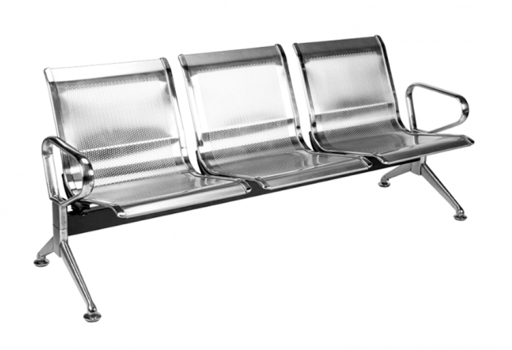 Banco Sala de Espera Inox